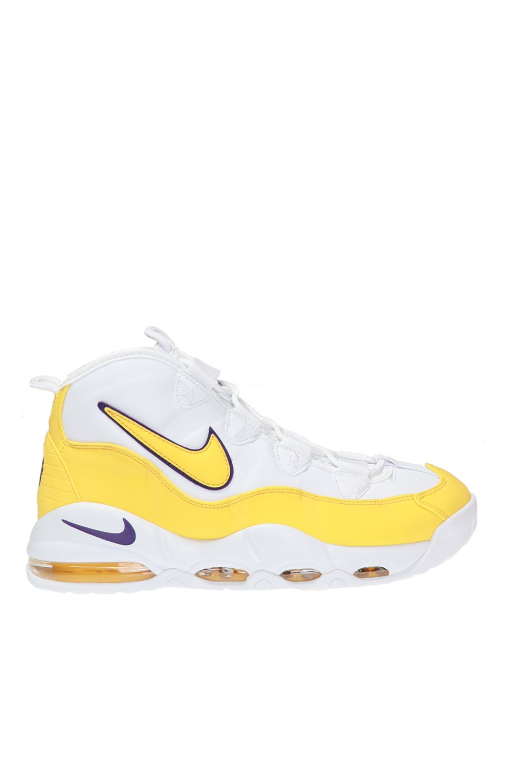 Nike air max 2025 uptempo '95 white/amarillo-court purple